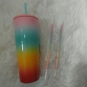 Starbucks rainbow cold beverages